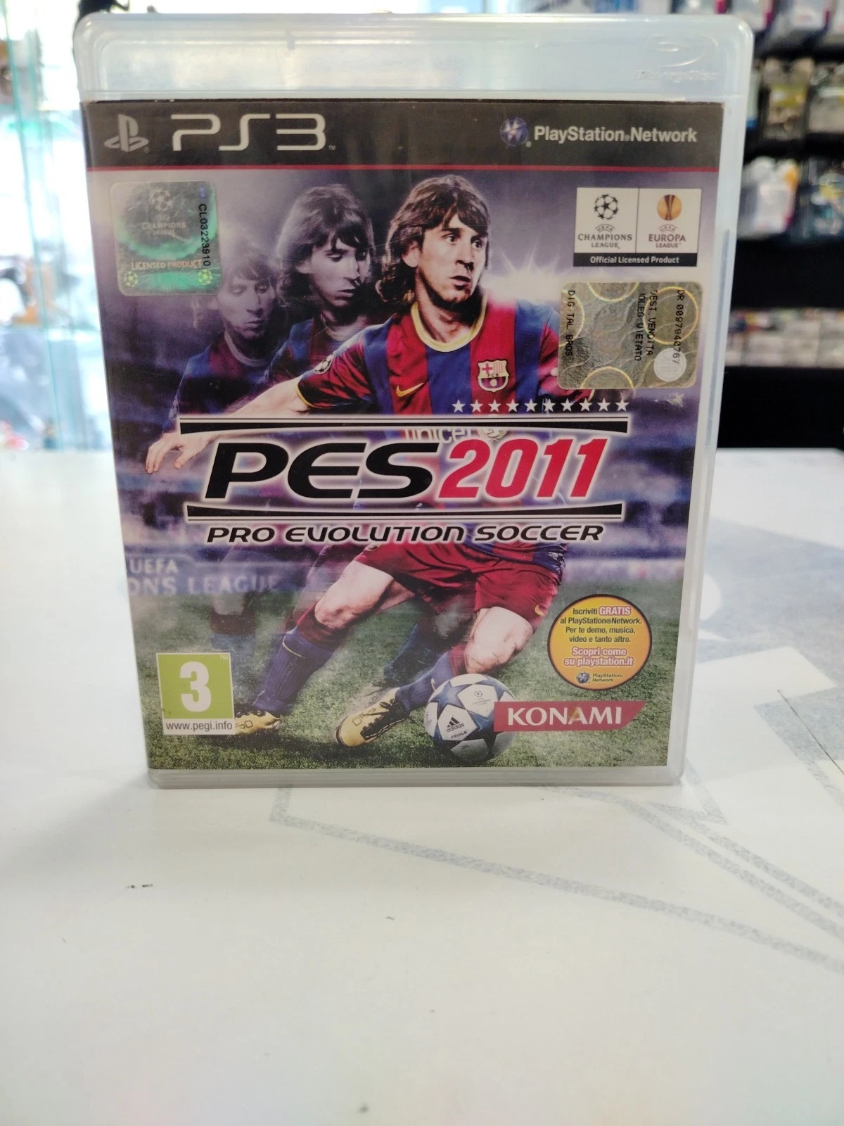 PES 2011 Pro Evolution Soccer PlayStation 3 PS3 Sony PAL Buone Condizioni ITA